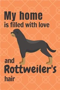 My home is filled with love and Rottweiler's hair