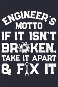 Engineers Motto If It Isnt Broken Take it Apart and Fix It