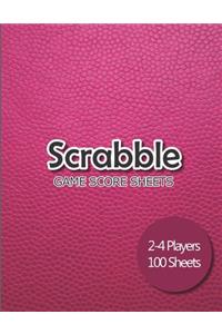 Scrabble Game Score sheets