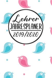 Lehrer Jahresplaner 2019 / 2020: Lehrerkalender 2019 2020 - Lehrerplaner A5, Lehrernotizen & Lehrernotizbuch für den Schulanfang