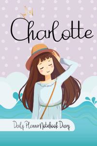 Charlotte Daily Planner Notebook Diary
