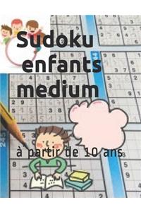 Sudoku enfants medium