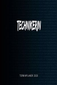 Technikerin - Terminplaner 2020