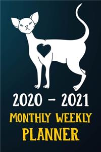 2020 2021 Monthly Weekly Planner