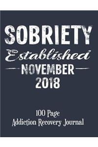 Sobriety Established November 2018