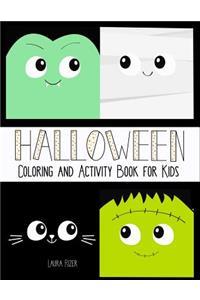 Halloween Coloring & Activity Book for Kids