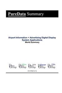 Airport Information + Advertising Digital Display System Applications