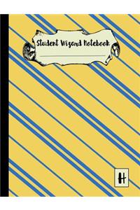 Student Wizard Notebook: Wide Ruled Paper Back to School Journal Gift for Friend, Family, Teacher, Student, Magical or Not