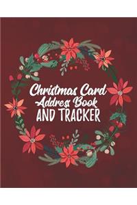 Christmas Card Address Book And Tracker