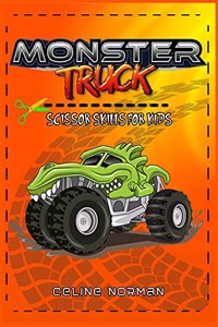 Scissors Skills Monster Trucks for kids 4-8