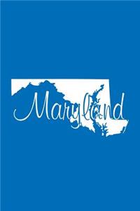 Maryland - Cobalt Blue Lined Notebook with Margins