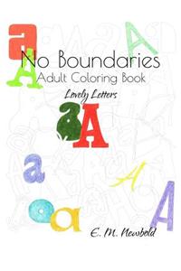 No Boundaries Adult Coloring Book