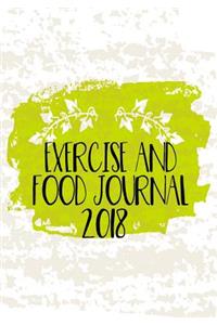 Exercise And Food Journal 2018