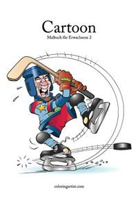 Cartoon-Malbuch für Erwachsene 2