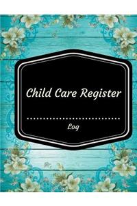 Childcare Register Log