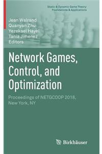 Network Games, Control, and Optimization