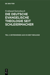 Zeitenwende Auch in Der Theologie