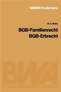 BGB -- Familienrecht, BGB -- Erbrecht