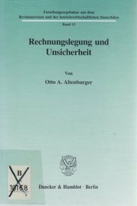 Rechnungslegung Und Unsicherheit