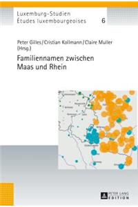 Familiennamen Zwischen Maas Und Rhein