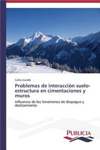 Problemas de interacción suelo-estructura en cimentaciones y muros