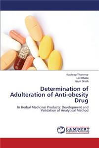 Determination of Adulteration of Anti-Obesity Drug
