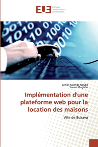 Implémentation d'une plateforme web pour la location des maisons