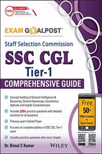 Wiley SSC CGL Tier - 1 Exam Goalpost Comprehensive Guide