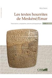 Les Textes Hourrites de Meskene/Emar