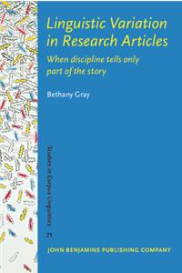 Linguistic Variation in Research Articles