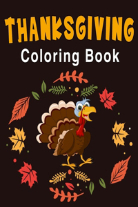Fall and Thanksgiving Coloring Book For Toddlers