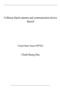 Collinear dipole antenna and communication device thereof