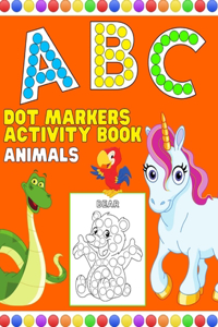 ABC Animals Dot Markers Activity Book