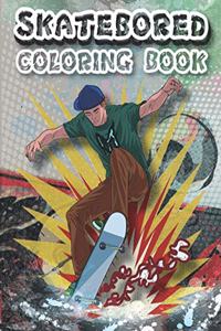 Skateboard Coloring Book