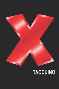 X Taccuino