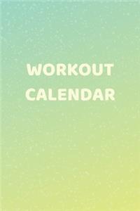 Workout Calendar 2020 - (Fitness Calendar 2020, Daily Fitness Log, Workout Activity Log Tracker, Fitness Calendar Planner)