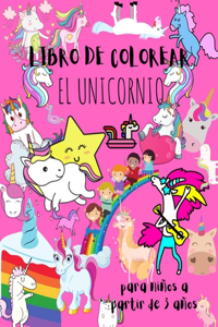 Unicornio - Libro de Colorear