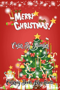 Merry Christmas Color By Number Coloring Books For Adults