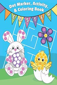 Easter Dot Marker, Activity, & Coloring Book