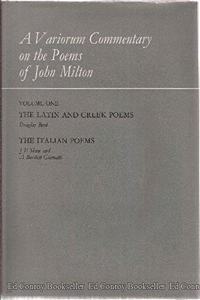 Variorum Commentary on the Poems of John Milton