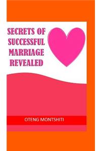 Secrets of successful marriage revealed