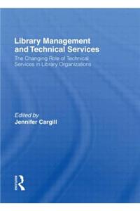 Library Management and Technical Services