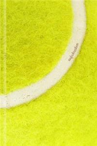 Aufschreiben. Notizbuch und Journal Tennis