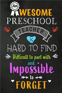 An Awesome Preschool Teacher is Hard to Find
