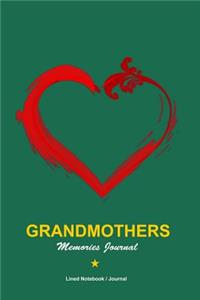 Grandmothers memories journal