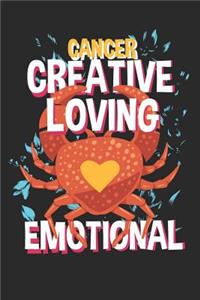 Cancer Creative Loving Emotional