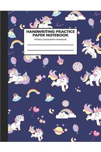 Handwriting Practice Paper Notebook Primary Composition Notebook