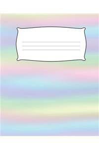 HOLOGRAPHIC Composition Notebook