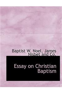 Essay on Christian Baptism