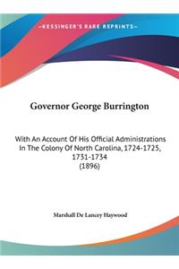 Governor George Burrington